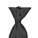 3.5" POLYESTER/WOOL CLIP-ON TIE WITH BUTTONHOLES