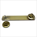 CHENEY FIRE - METAL NAME TAG WITH CLUTCH BACK 3/8" X 2-1/4" NP101