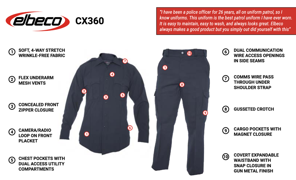 MEN'S ELBECO CX360 SHORT SLEEVE SHIRT