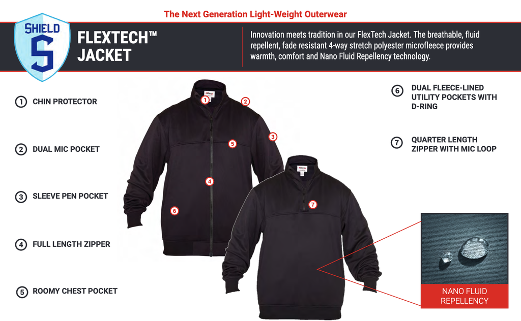 UNISEX ELBECO SHIELD FLEXTECH QUARTER ZIP JOB SHIRT