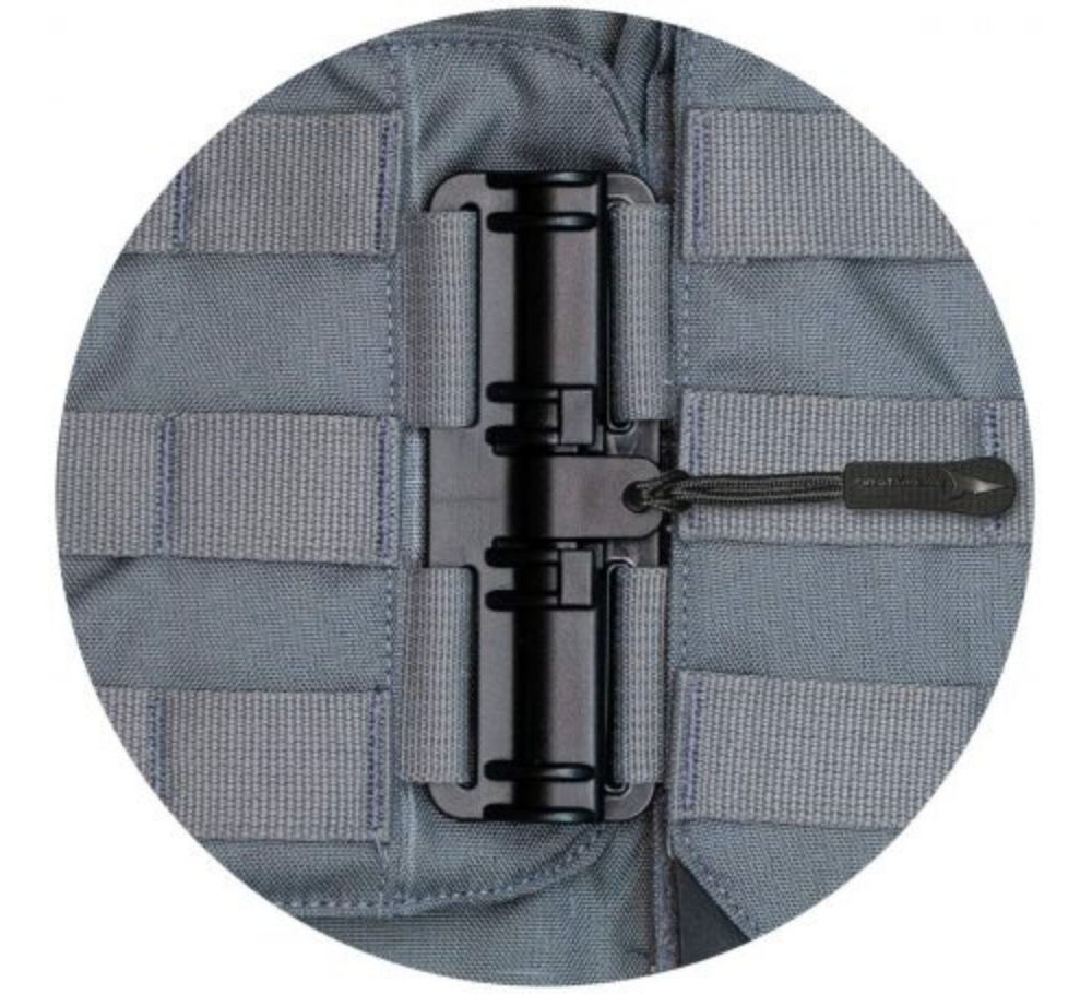 WLV 2.0 TACTICAL VEST W/QUICK RELEASE CUMMERBUND, TUBES-DELTA-SLHIIIA-BLACK