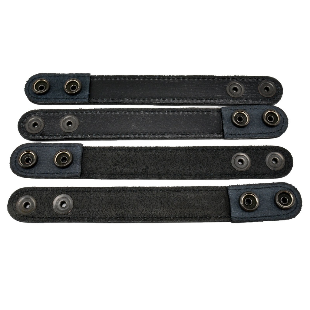 PERFECT FIT 1 INCH BASKETWEAVE BELT KEEPER WITH HIDDEN SNAP (QTY. 4)