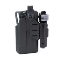 ELEVEN 10 RIGID TQ CASE FOR CAT, CROSS FRONT, BELT (TEK-LOK) BASKETWEAVE BLK/GRY