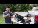 COLVILLE TRIBAL PD - ALS®/SLS MID-RIDE, DUTY RATED LEVEL III RETENTION HOLSTER - GLOCK 17 MOS GEN 3-4 SUREFIRE X300U BLACK BASKETWEAVE