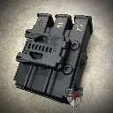 TRIPLE MAG CASE GLOCK 9/40 PLAIN BLACK MOLLE LOKS