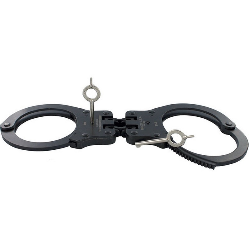 PEERLESS - MODEL 802C HINGED HANDCUFF BLACK