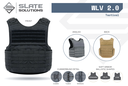COLVILLE TRIBAL PD - WLV 2.0 TACTICAL VEST W/QUICK RELEASE CUMMERBUND, WARSOC BUCKLES-DELTA-SLXIIIA-BLACK
