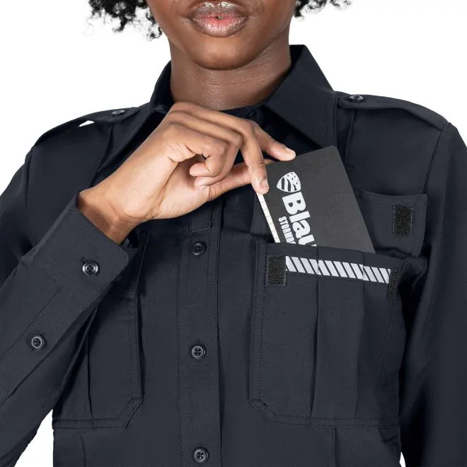 COLVILLE TRIBAL PD - WOMEN'S BLAUER FLEXRS SUPERSHIRT LONG SLEEVE