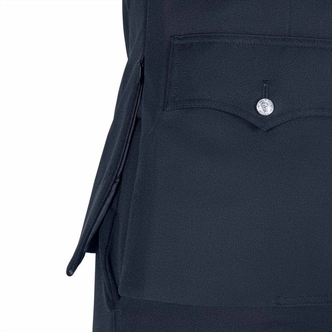 COLVILLE TRIBAL PD - MEN'S BLAUER DRESSCOAT (SINGLE-BREASTED, P BUTTONS, SILVER BUTTONS)