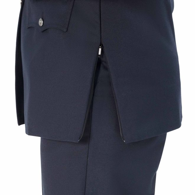 COLVILLE TRIBAL PD - WOMEN'S BLAUER DRESSCOAT (SINGLE-BREASTED, P BUTTONS, SILVER BUTTONS)