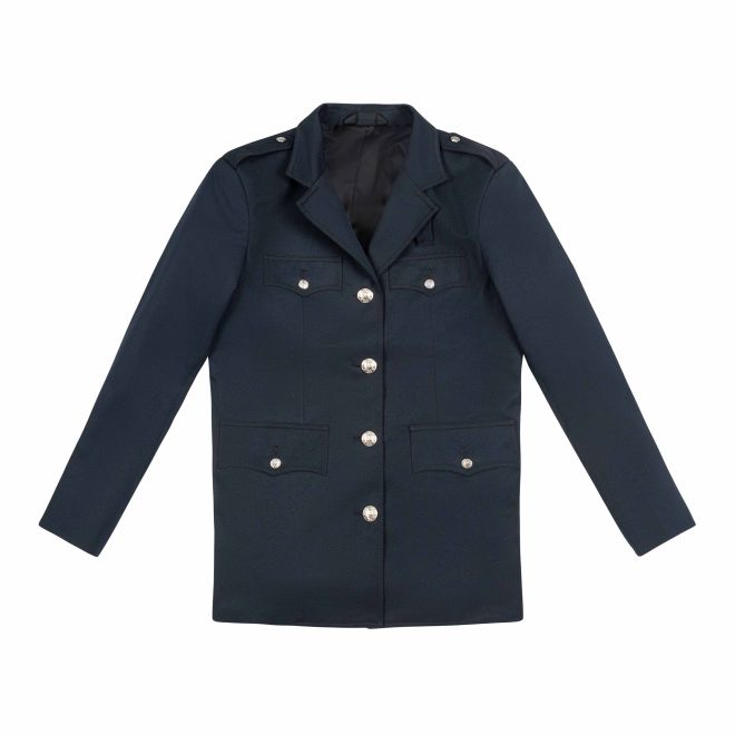 COLVILLE TRIBAL PD - WOMEN'S BLAUER DRESSCOAT (SINGLE-BREASTED, P BUTTONS, SILVER BUTTONS)