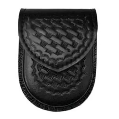 PERFECT FIT CLOSED TOP STANDARD CUFF CASE BASKET WEAVE WITH HIDDEN SNAP CC1101-BW-HS
