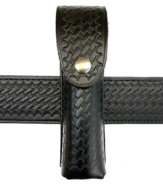 PERFECT FIT BASKETWEAVE MK4 MACE 3OZ HOLDER WITH BLACK SNAP 823-BW