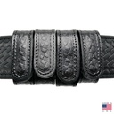 PERFECT FIT 1 INCH BASKETWEAVE BELT KEEPER WITH HIDDEN SNAP (QTY. 4)
