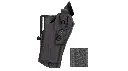 COLVILLE TRIBAL PD - ALS®/SLS MID-RIDE, DUTY RATED LEVEL III RETENTION HOLSTER - GLOCK 17 MOS GEN 3-4 SUREFIRE X300U BLACK BASKETWEAVE
