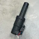 FLASHLIGHT CASE BEZEL DOWN 1 PLAIN BLACK MOLLE LOKS