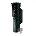 FLASHLIGHT CASE BEZEL UP 1 PLAIN BLACK MOLLE LOKS