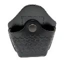 PERFECT FIT BASKETWEAVE OPEN TOP HANDCUFF CASE WITH BLACK SNAP 799-BW