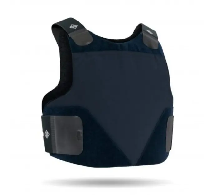 GEN II CONCEALABLE VEST, DELTA CUT (1 CARRIER, 1 5X8 STP)-DELTA-SLXII-BLACK