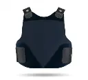 GEN II CONCEALABLE VEST, DELTA CUT (1 CARRIER, 1 5X8 STP)-DELTA-SLXIIIA-BLACK