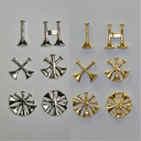 FD COLLAR BRASS: CUT-OUT RANK