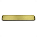 METAL NAME TAG WITH CLUTCH BACK 3/8" X 2-1/4" NP101