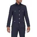 COLVILLE TRIBAL PD - MEN'S BLAUER DRESSCOAT (SINGLE-BREASTED, P BUTTONS, SILVER BUTTONS)